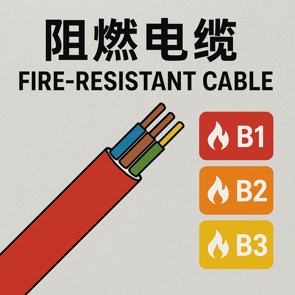 什么是阻燃电缆？？B1、、B2、、B3级的区别你相识吗？？