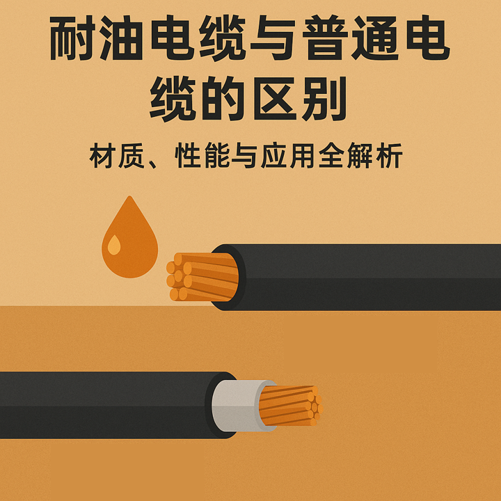 耐油电缆与通俗电缆的区别：材质、、、性能与应用全剖析